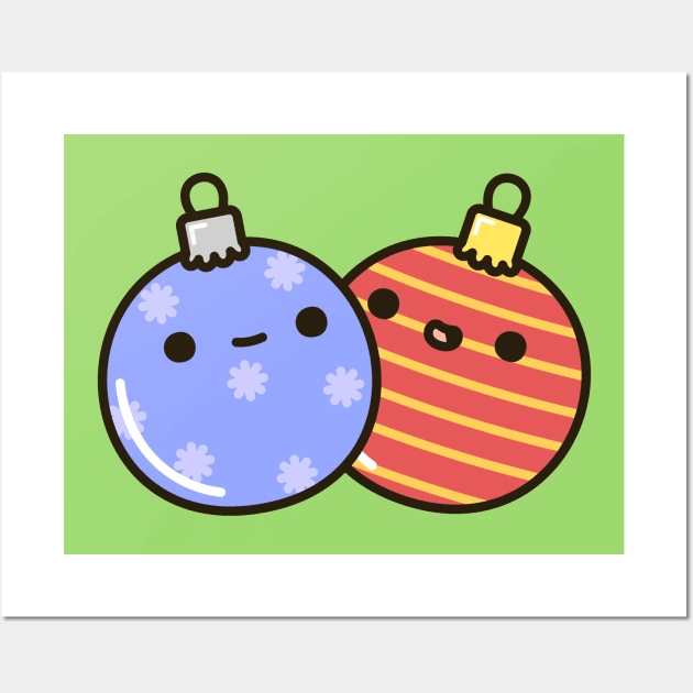 Cute baubles Wall Art by peppermintpopuk